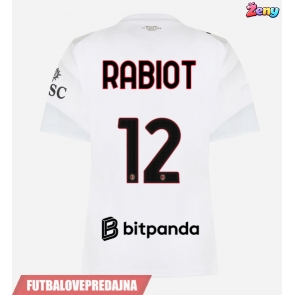 Lacne Ženy Futbalové dres AC Milan Adrien Rabiot #12 2026-27 Krátky Rukáv - Preč
